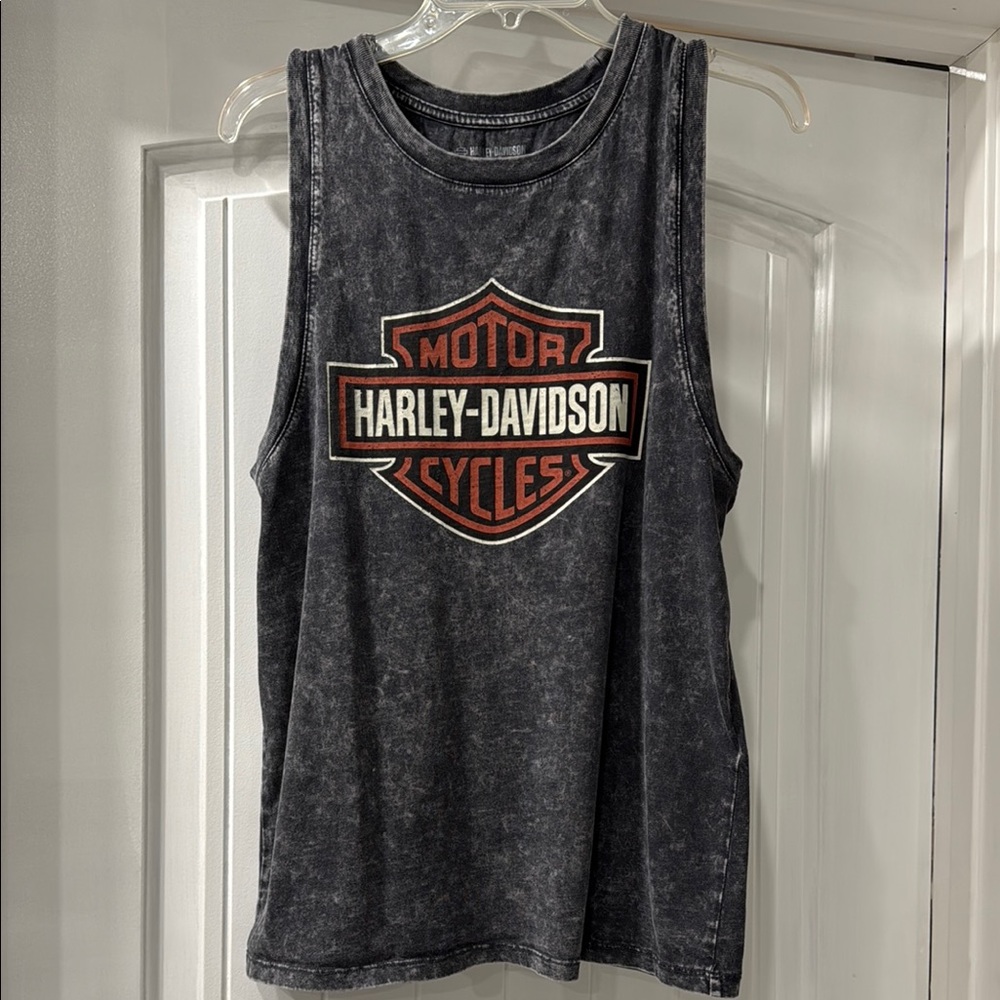 Women’s Harley-Davidson Charcoal Gray Tank Top
